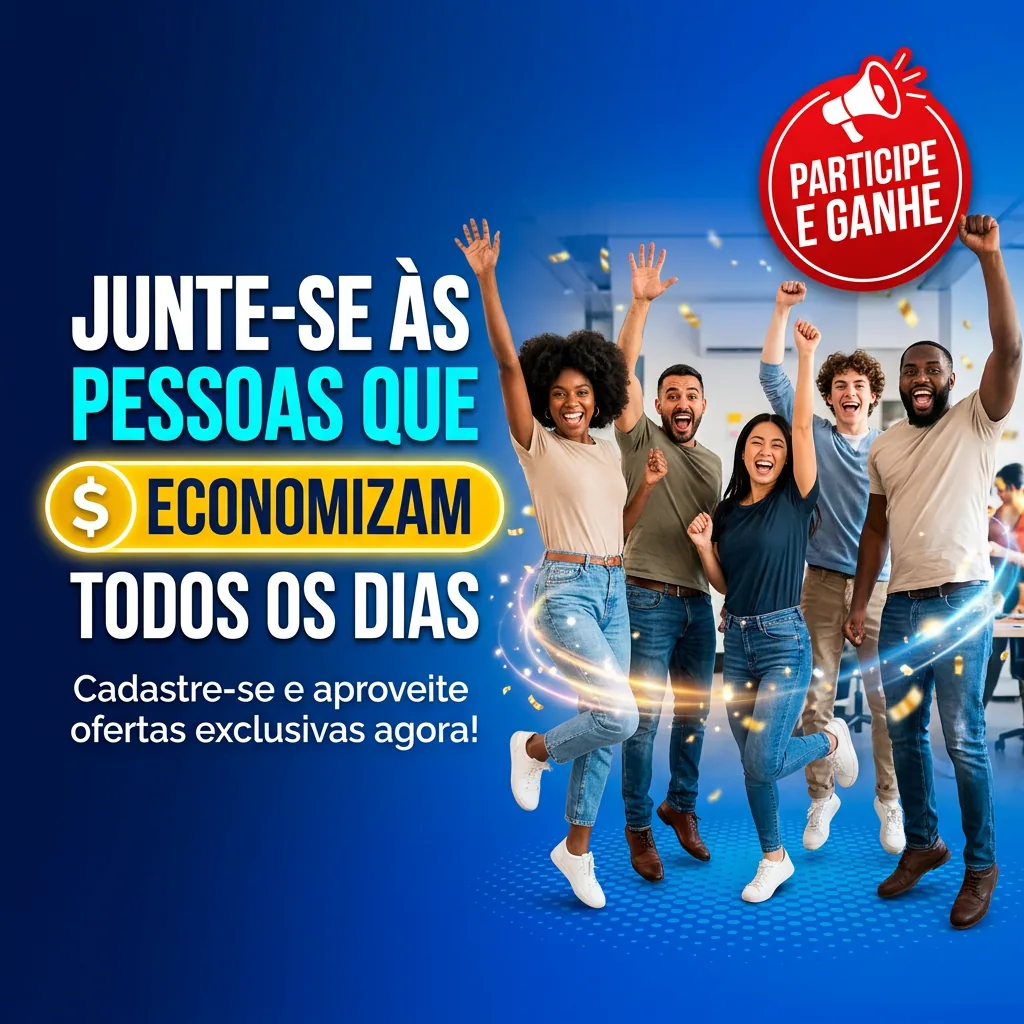 Até 90% OFF em pacotes de créditos